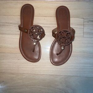 Tory Burch Brown Miller Sandals